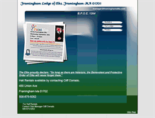 Tablet Screenshot of framinghamelks.com
